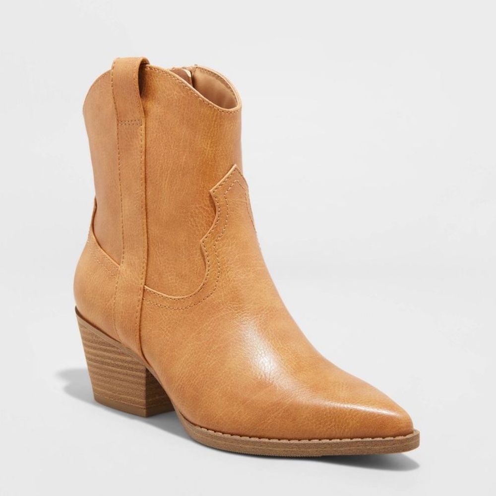Women's Twyla Western Boots - Universal Thread Cognac 9